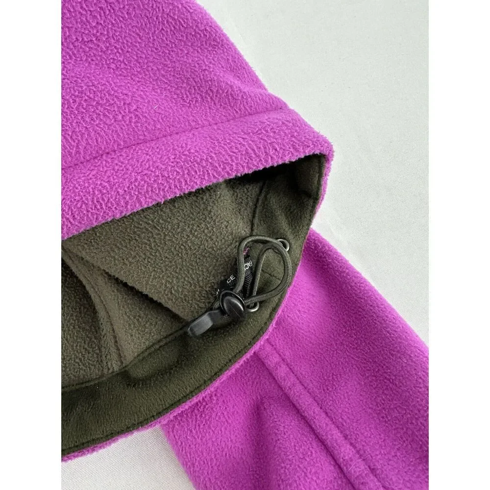 The North Face Softshell Fleece Winter Jacket Zip Up Women's‎ size Small Purple